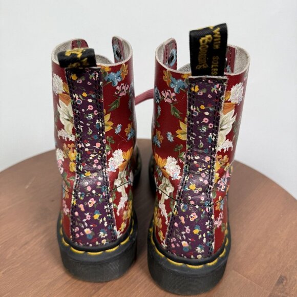 Dr. Martens 1460 Pascal Floral Clash Boots - Picture 5 of 7